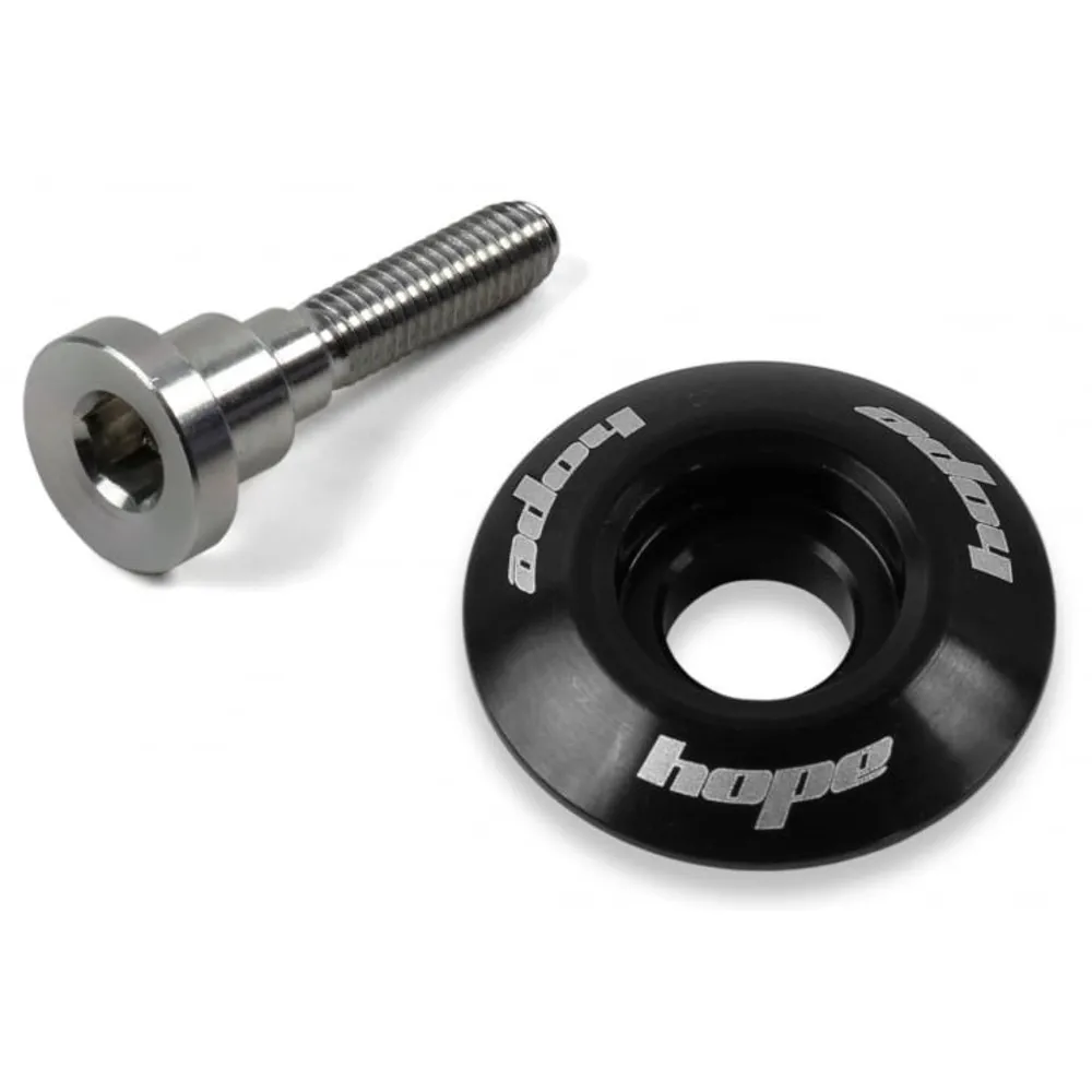 Hope Headset Top Cap And Bolt Black