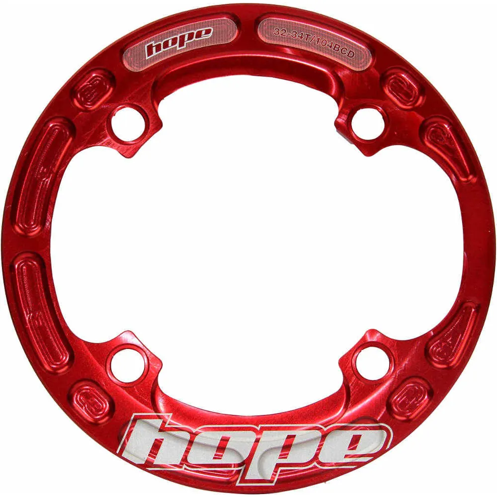Hope Pcd Bash Guard 104mm 36/38t Red