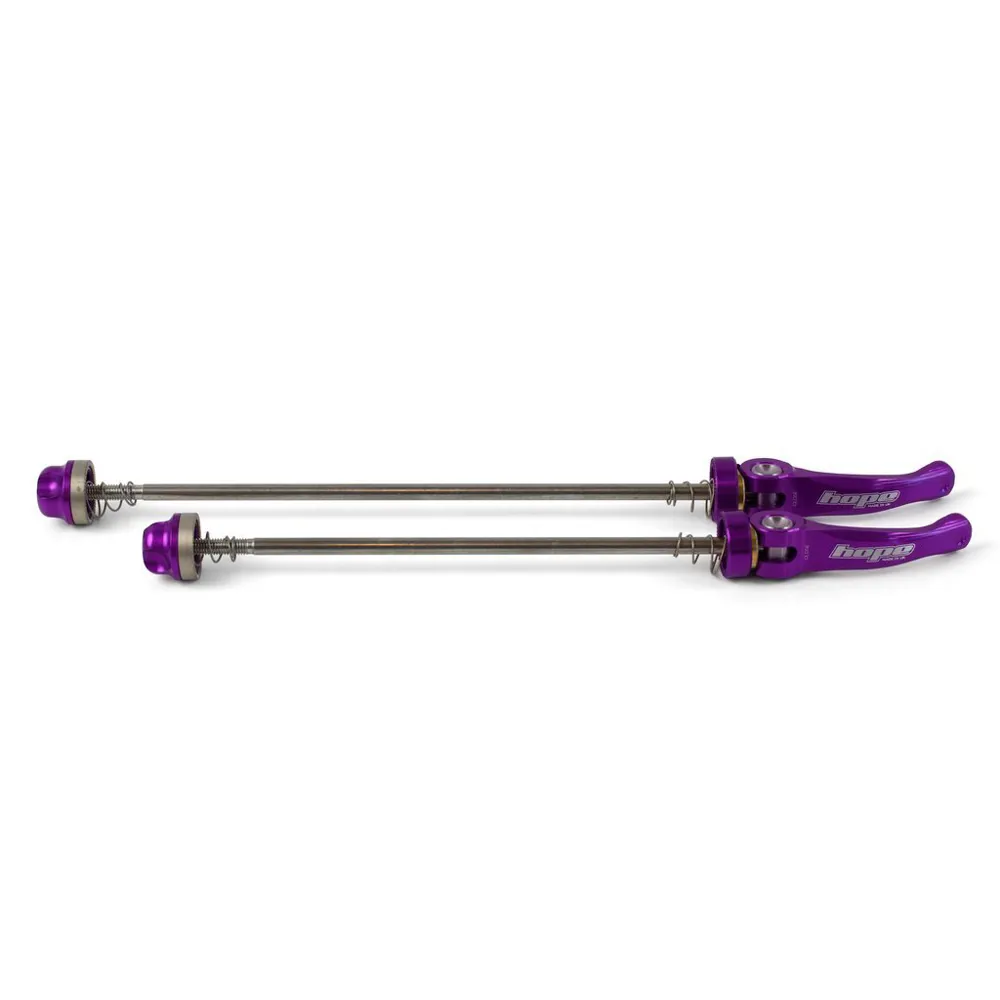 Hope Quick Release Skewer Pair - Fatsno 190mm Purple