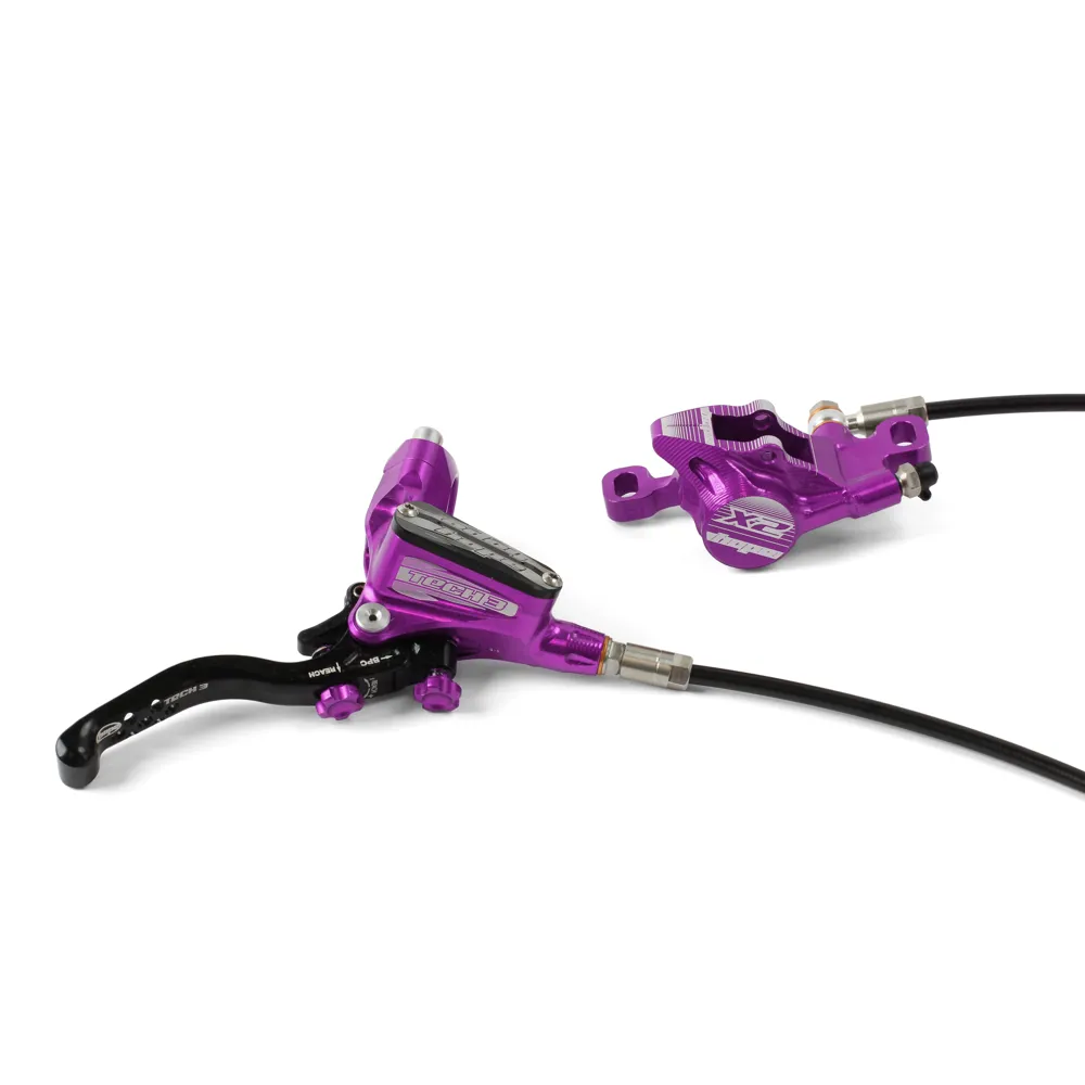 Hope Tech 3 X2 Disc Brake Standard Purple