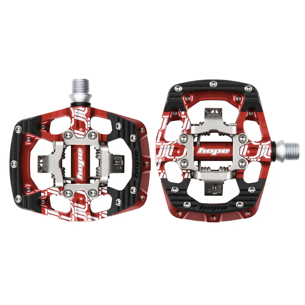 Hope Union Gravity Trail Pedals Red