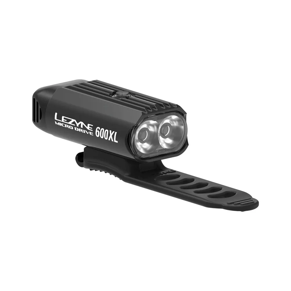 Lezyne Micro Drive 600xl Front Light Black/hi Gloss