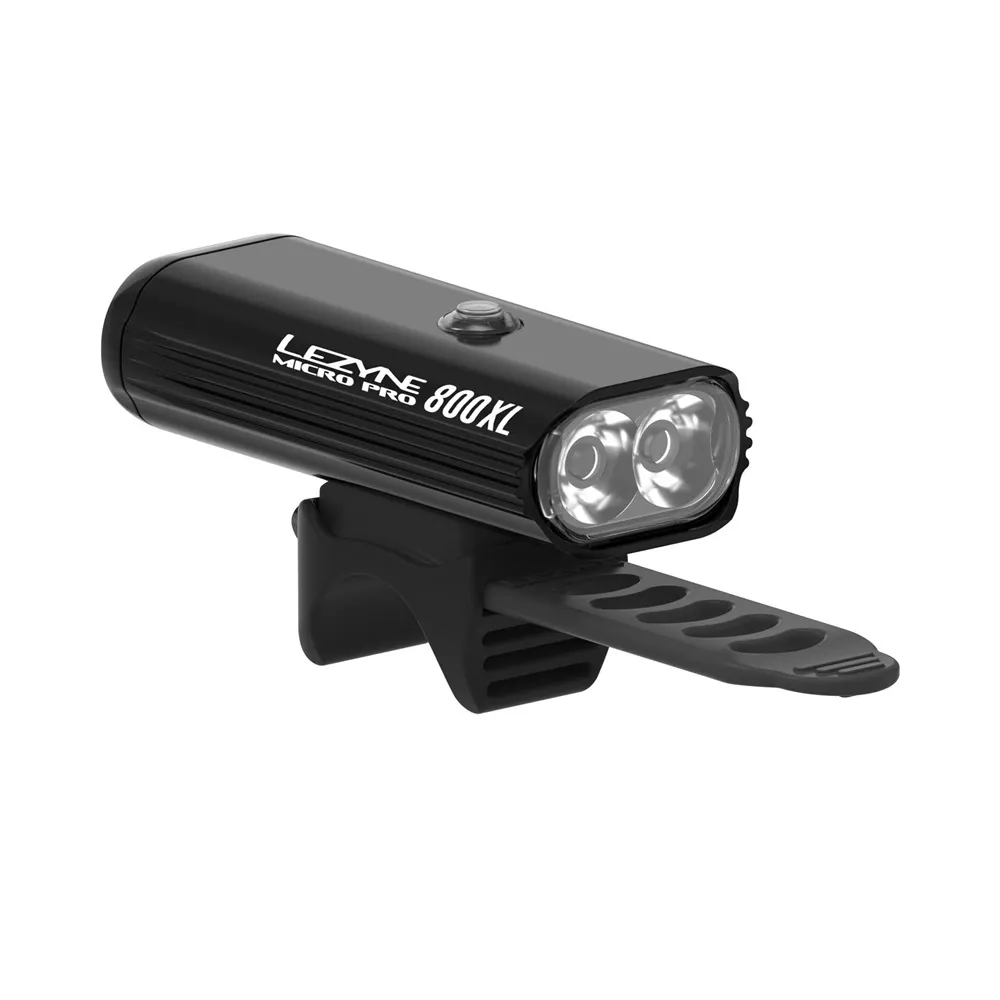 Lezyne Micro Drive Pro 800xl Front Light Black/hi Gloss