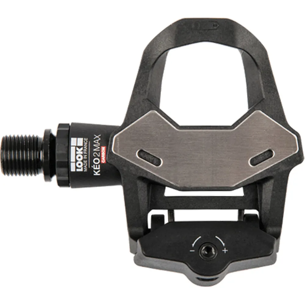 Look Keo 2 Max Carbon Pedals With Keo Grip Cleat Black