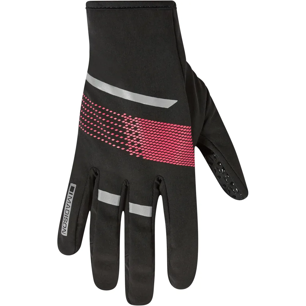 Madison Element Womens Softshell Gloves Black/pink