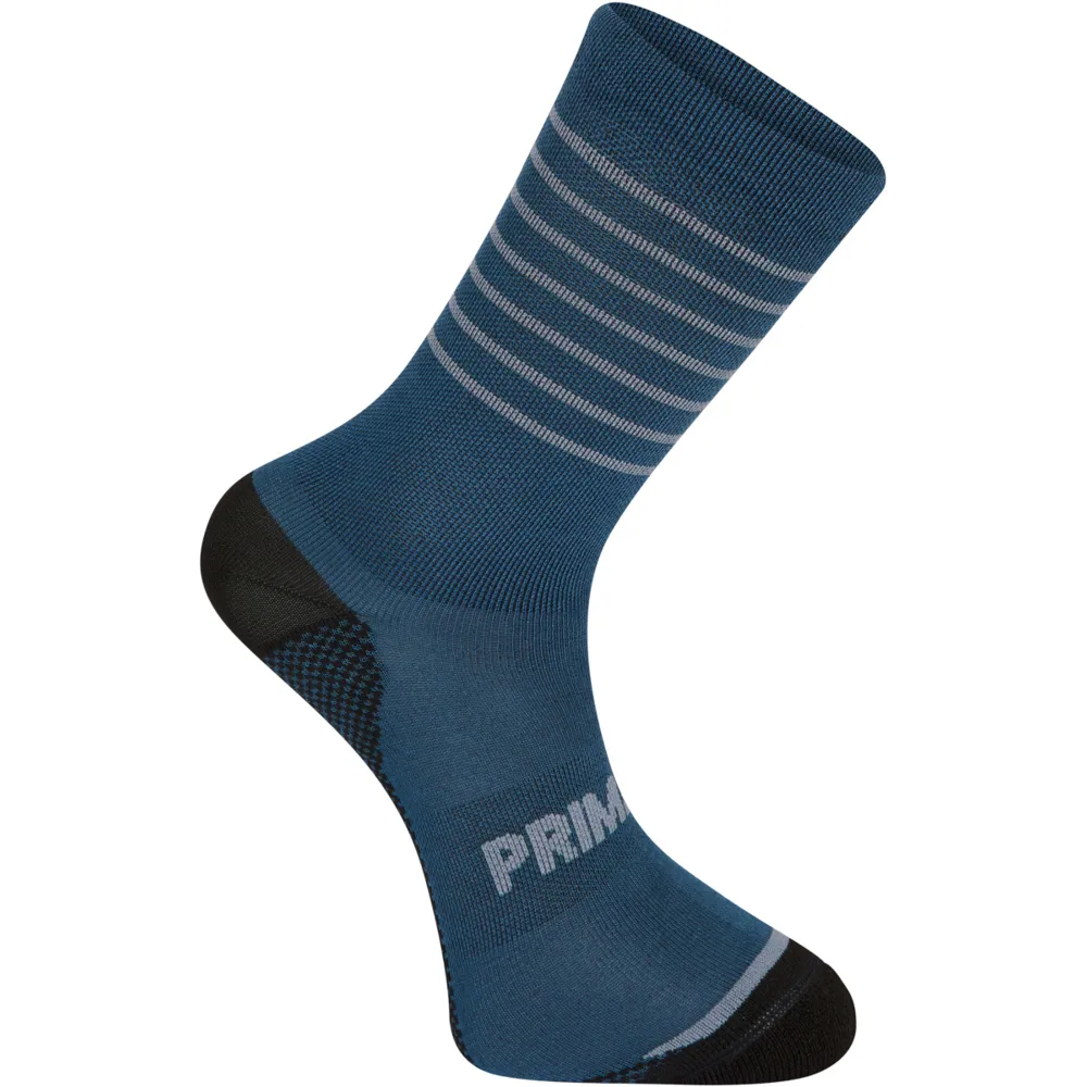 Madison Explorer Primaloft Socks Stripe Navy Haze/shale Blue