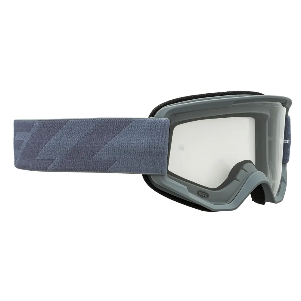 Bell Descender Mtb Goggles Outbreak Matte Grey/dark Grey/clear Lens