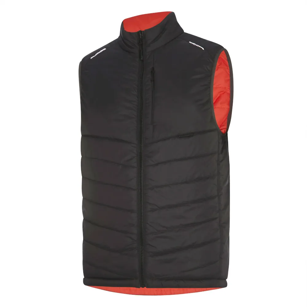 Madison Isoler Insulated Reversible Gilet Grey/red