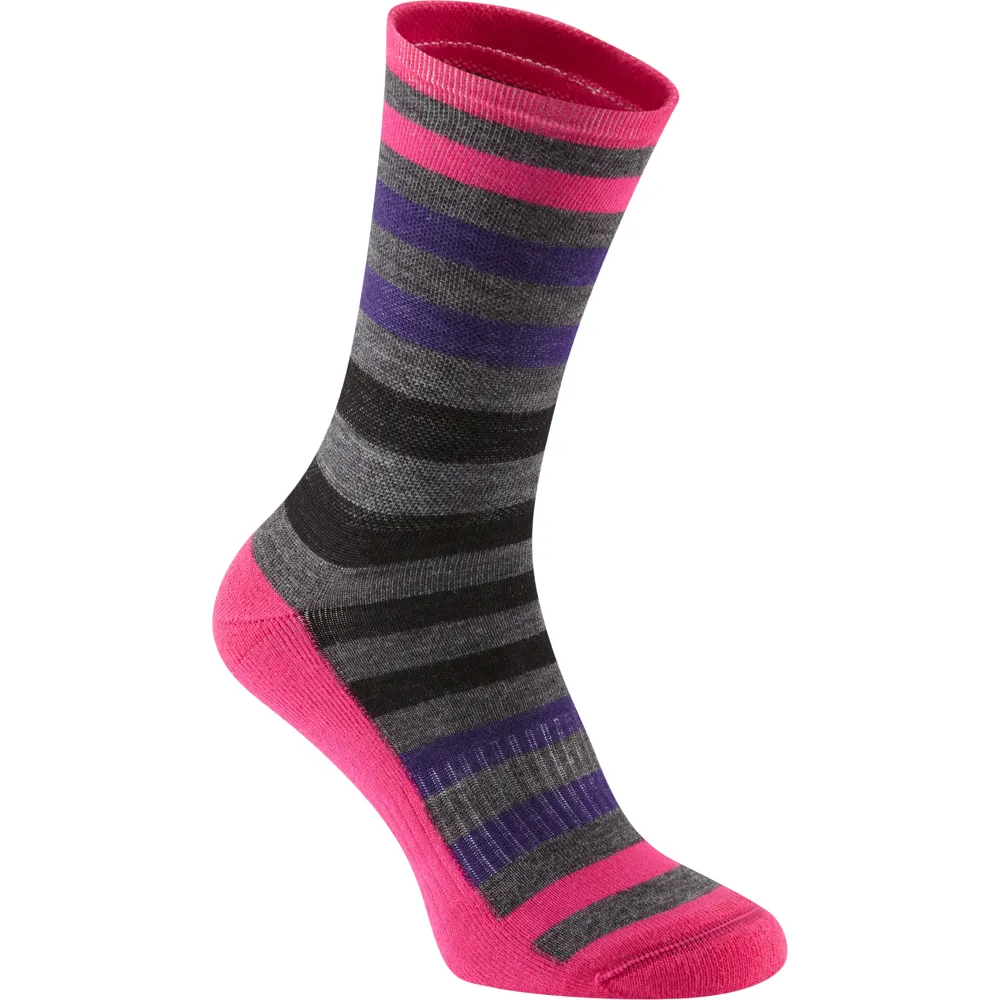 Madison Isoler Merino 3-season Socks Pop Pink