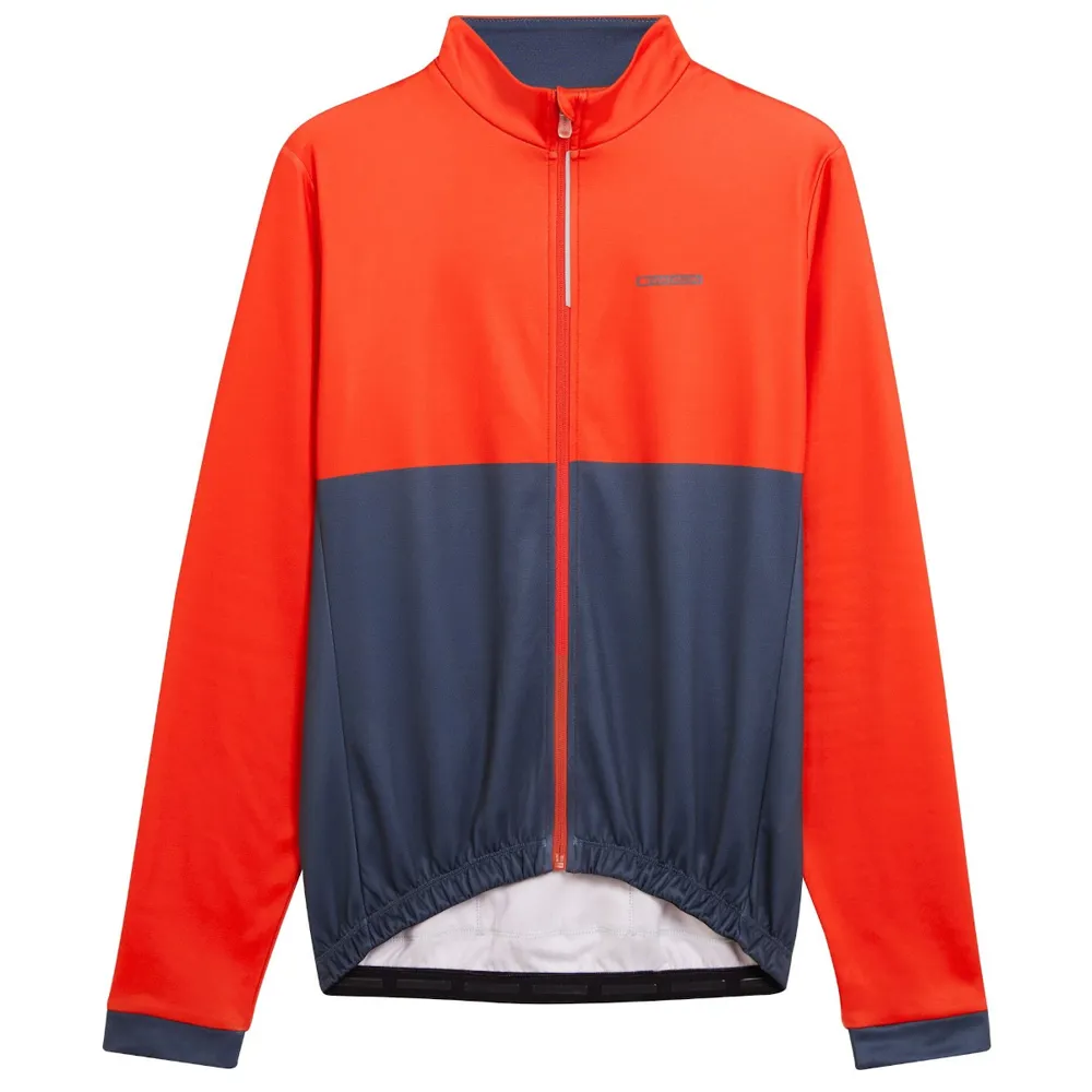 Madison Sportive Ls Thermal Jersey Chilli Red/navy Haze