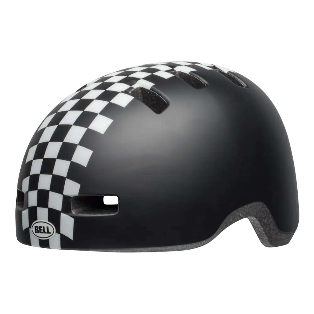 Bell Lil Ripper Kids Helmet Checkers Matte Black/white