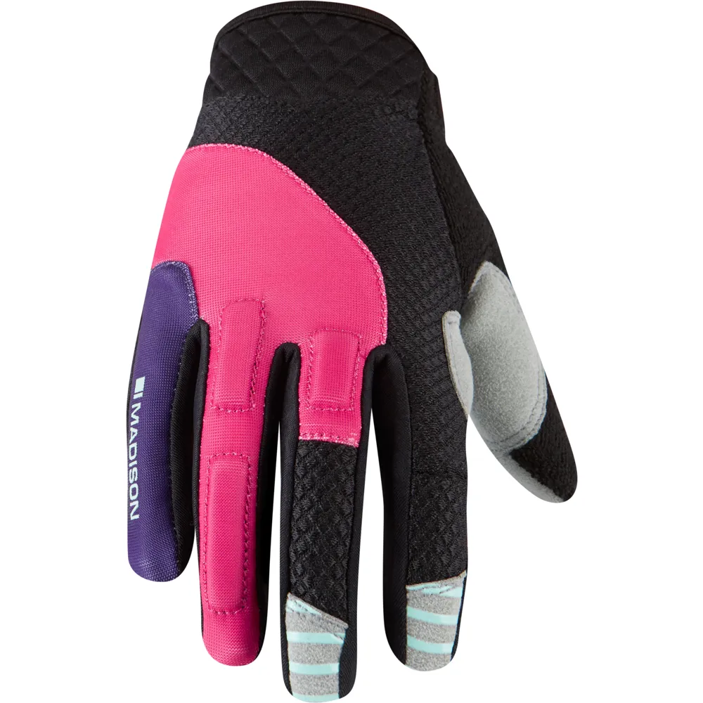 Madison Zena Womens Gloves Rose Red/purple