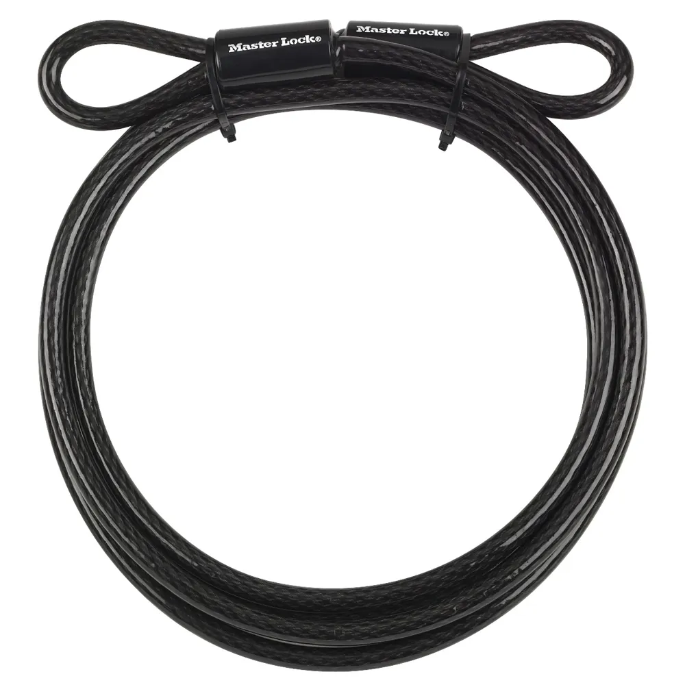 Master Lock Looped End Cable 3000 X 10mm Black