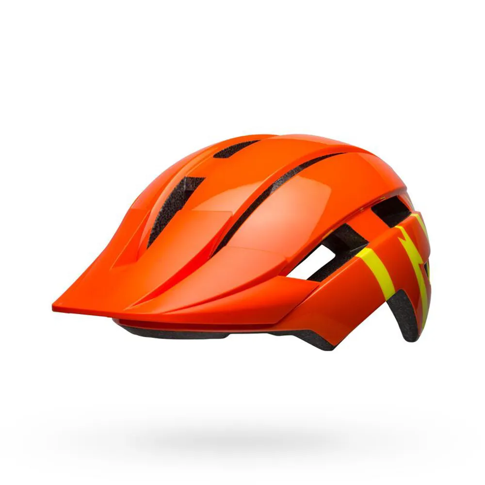 Bell Sidetrack Ii Kids Mountain Bike Helmet Orange/yellow