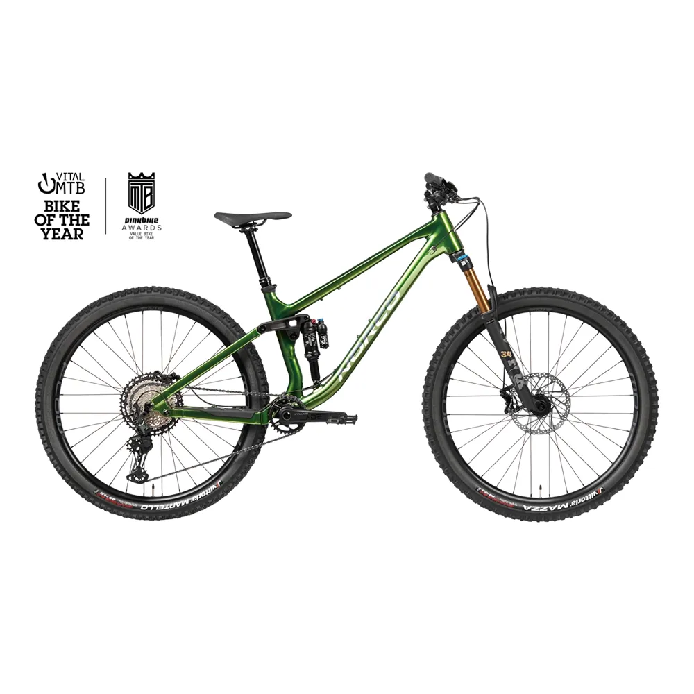 Norco Fluid Fs A1 Mountain Bike 2023 Green/grey