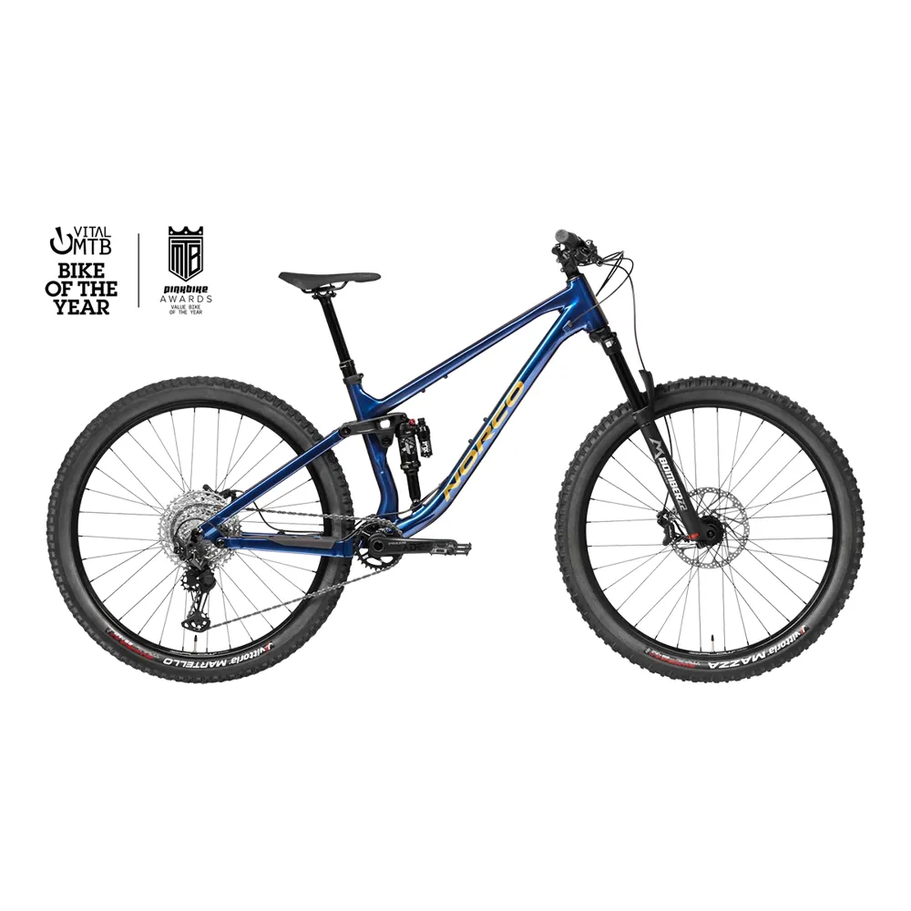 Norco Fluid Fs A2 Mountain Bike 2023 Blue/copper