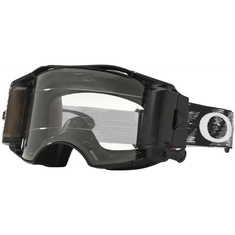 Oakley Airbrake Mx Performance Goggles Jet Black Speed/clear