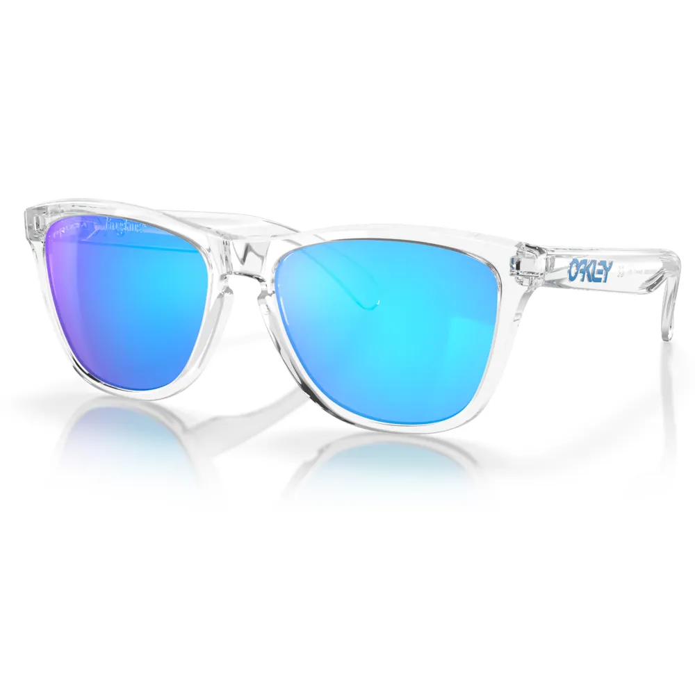 Oakley Frogskin Sunglasses Crystal Clear/prizm Sapphire