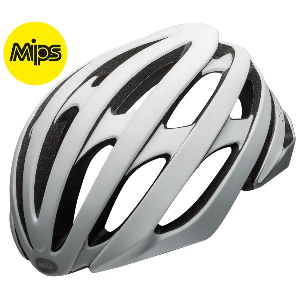 Bell Stratus Mips Road Helmet Matte/gloss White/silver