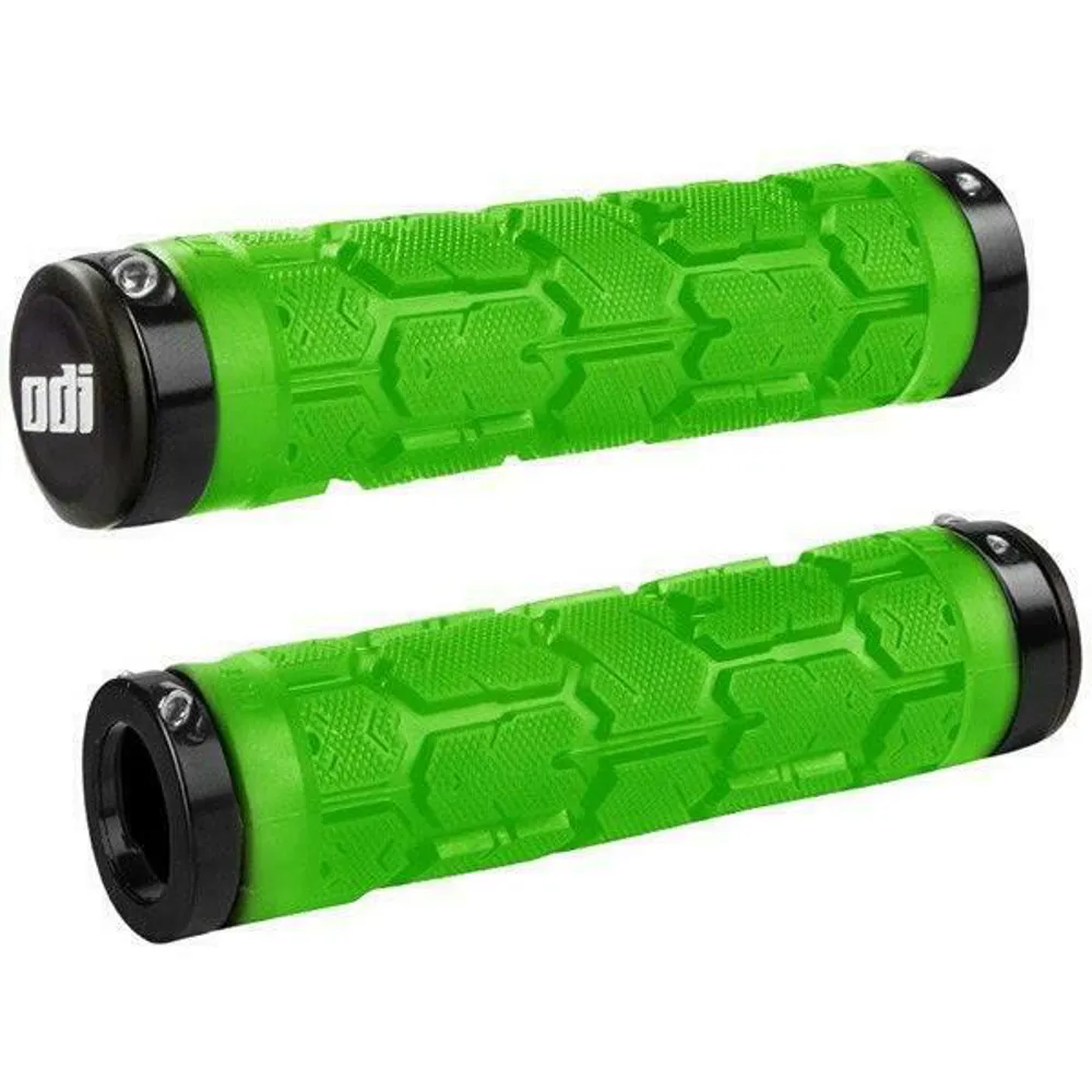 Odi Rogue Lock On Mountain Bike Handle Bar Grips 130mm Lime Green/black