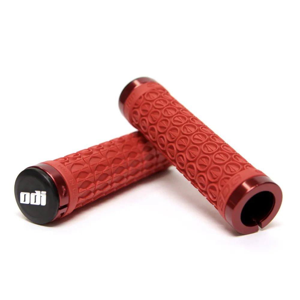 Odi Sdg Mtb Lock-on Mtb Handlebar Grips 130mm Red/black