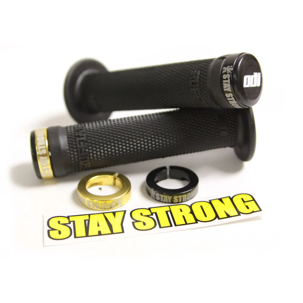 Odi Stay Strong Bmx Lock-on Handlebar Grips 130mm Black