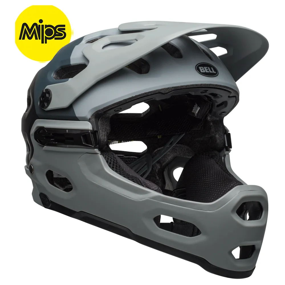 Bell Super 3r Mips Mtb Helmet Downdraft Matte Grey/gunmetal