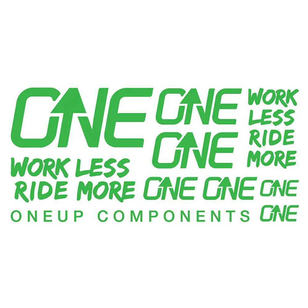 Oneup Handlebar Decal Kit Green