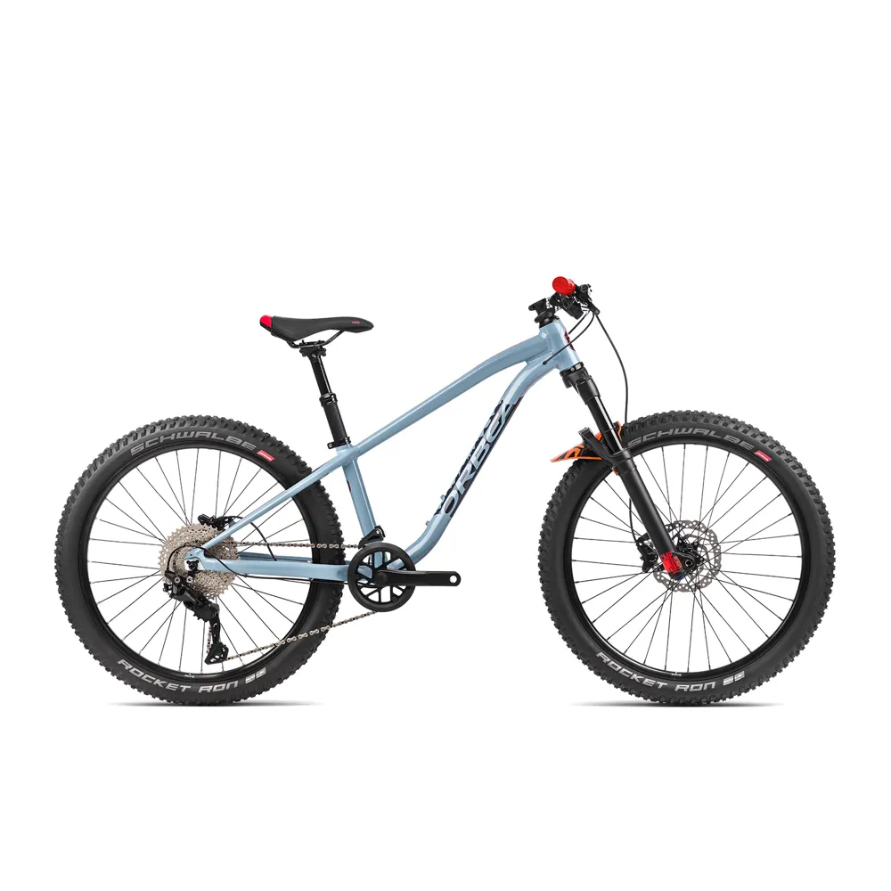 Orbea Laufey H10 24in Wheel Kids Mountain Bike 2022/23 Blue Grey/red