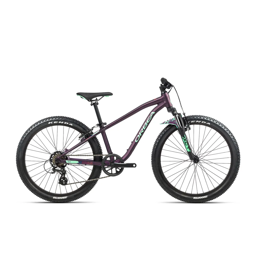 Orbea Mx24 Xc 24inch Wheel Kids Mountain Bike 2022/23 Matte Purple/mint
