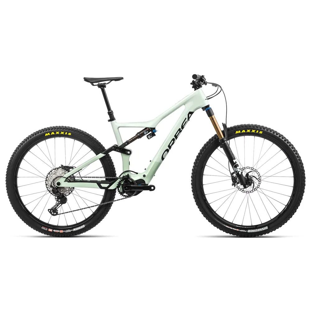 Orbea Rise M10 29er Electric Mountain Bike 2022 Sap White/green Fog