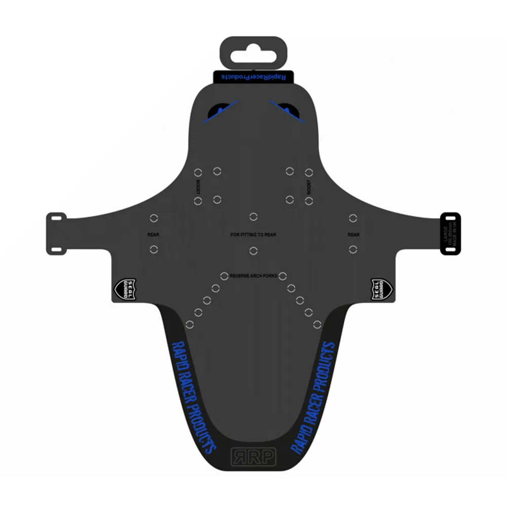 Rapid Racer Products Enduroguard Mudguard Black/blue