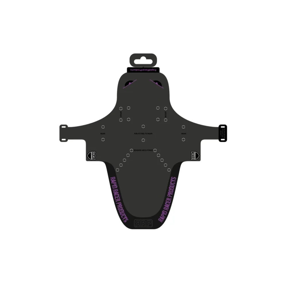 Rapid Racer Products Enduroguard Mudguard Black/purple