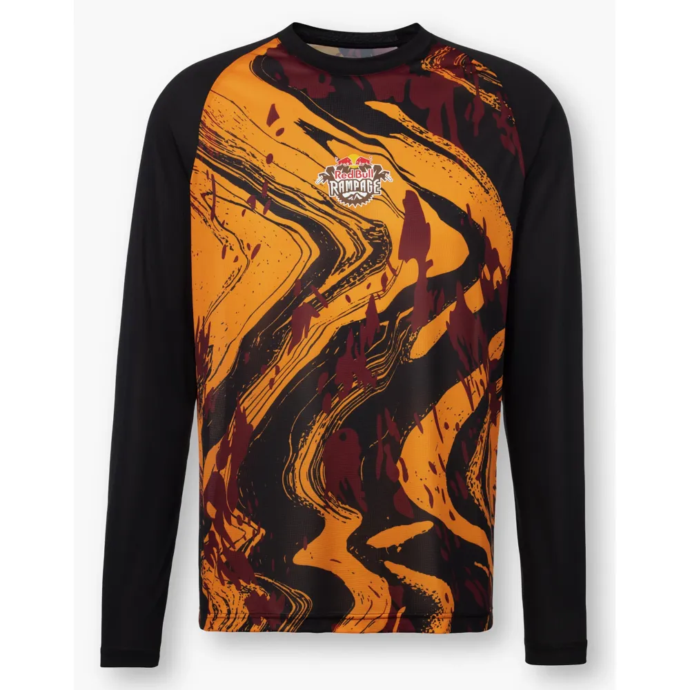 Red Bull Rampage Downhill Ls Jersey Multi Colour