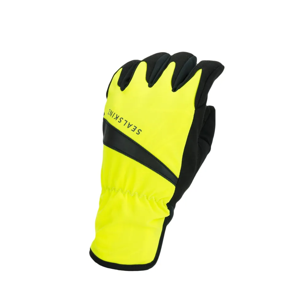 Sealskinz Bodham Waterproof All Weather Cycle Glove Neon Yellow/black
