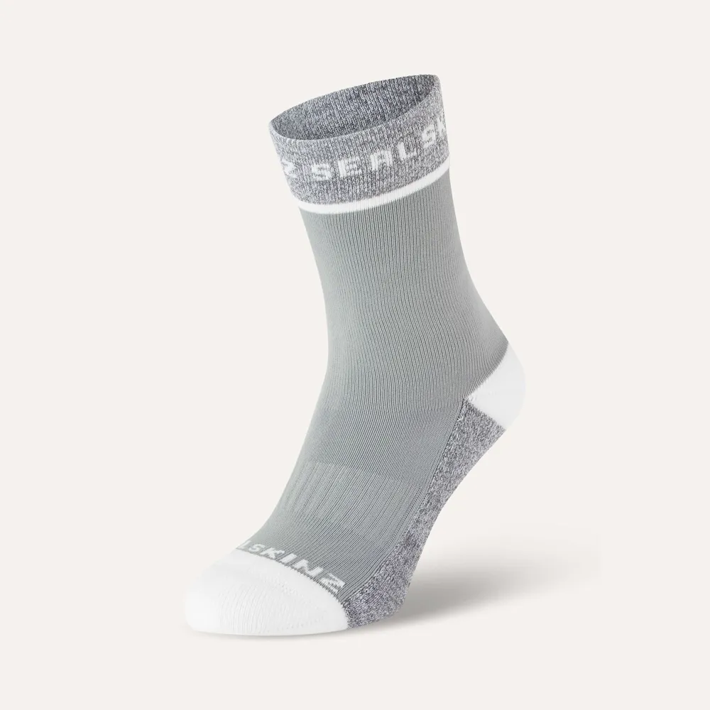 Sealskinz Foxley Mid Length Active Sock Grey/cream