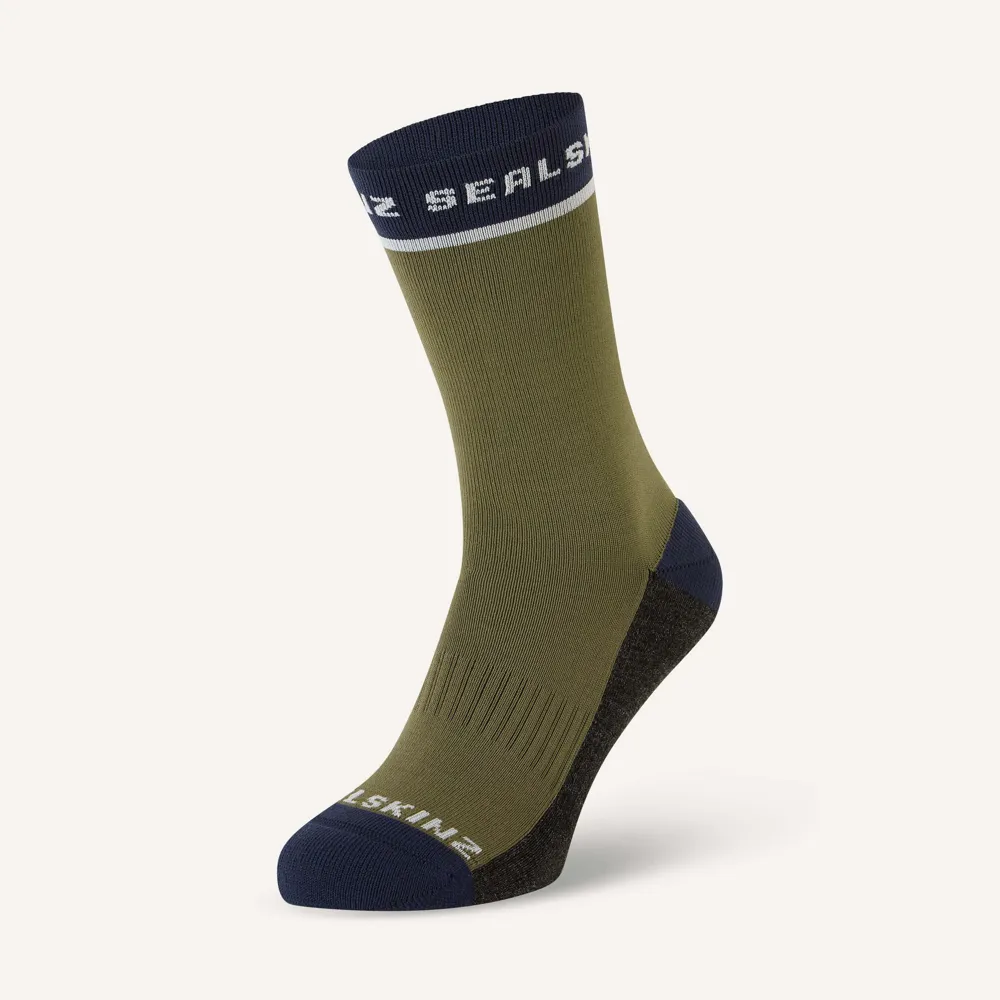 Sealskinz Foxley Mid Length Active Sock Olive