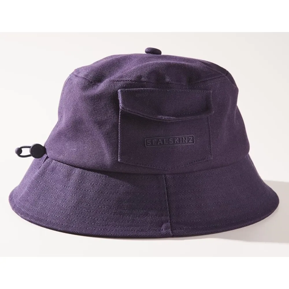 Sealskinz Lynford Waterproof Canvas Bucket Hat Purple