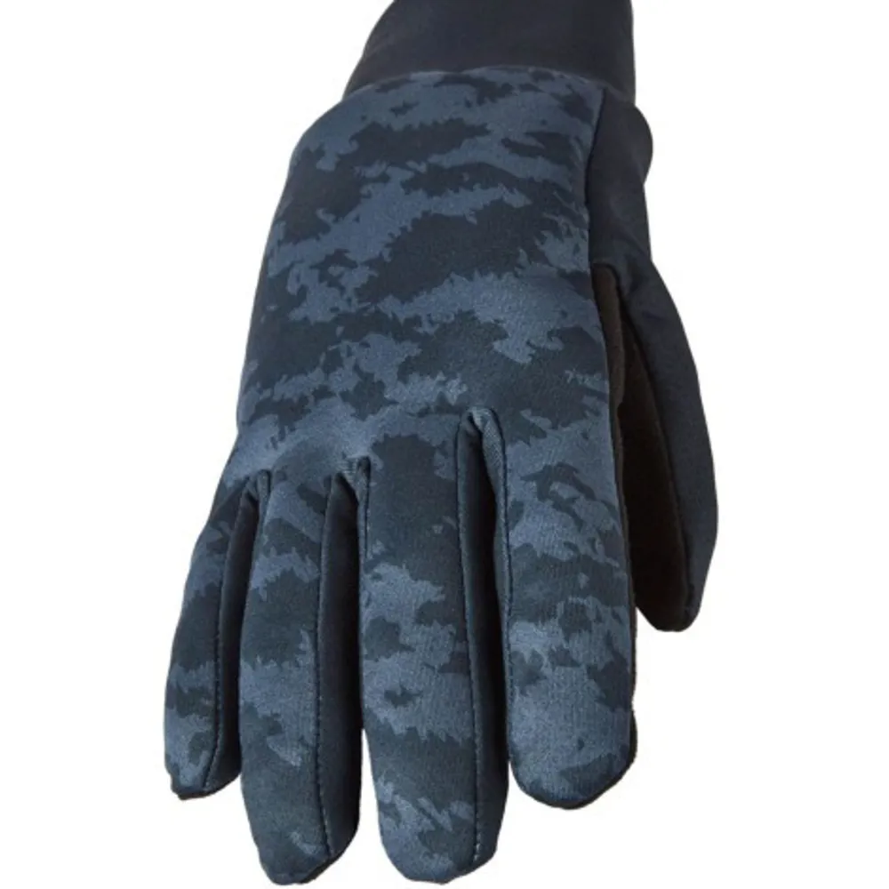 Sealskinz Ryston Water Repellent Skinz Print Nano Fleece Gloves Navy