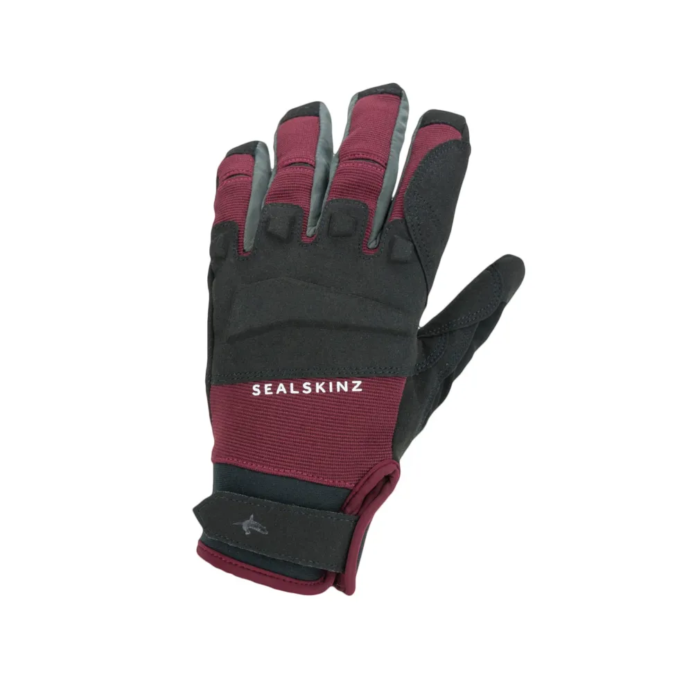 Sealskinz Sutton Waterproof All Weather Mtb Glove Black/red