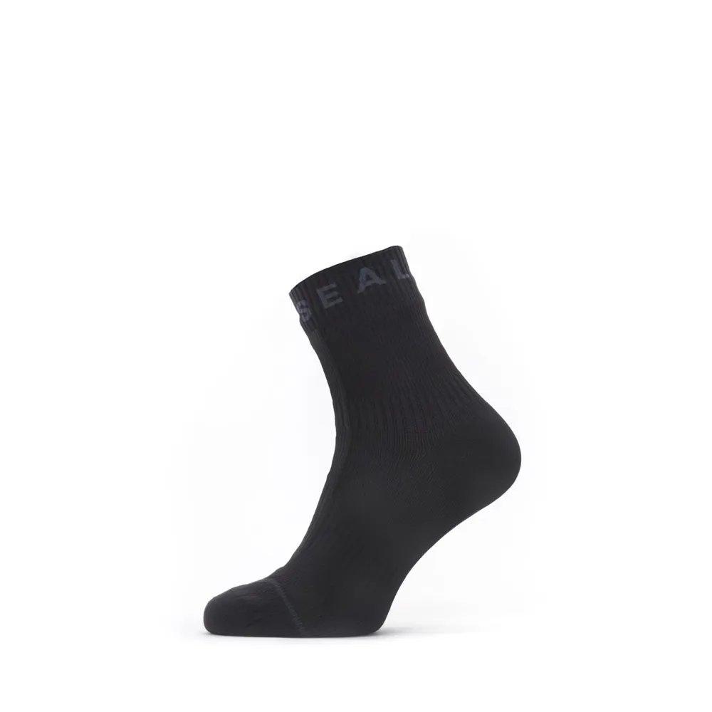 Sealskinz Waterproof All Weather Ankle Length Sock With Hydrostop Black/grey
