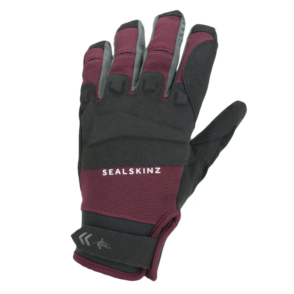 Sealskinz Waterproof All Weather Mtb Glove Black/red