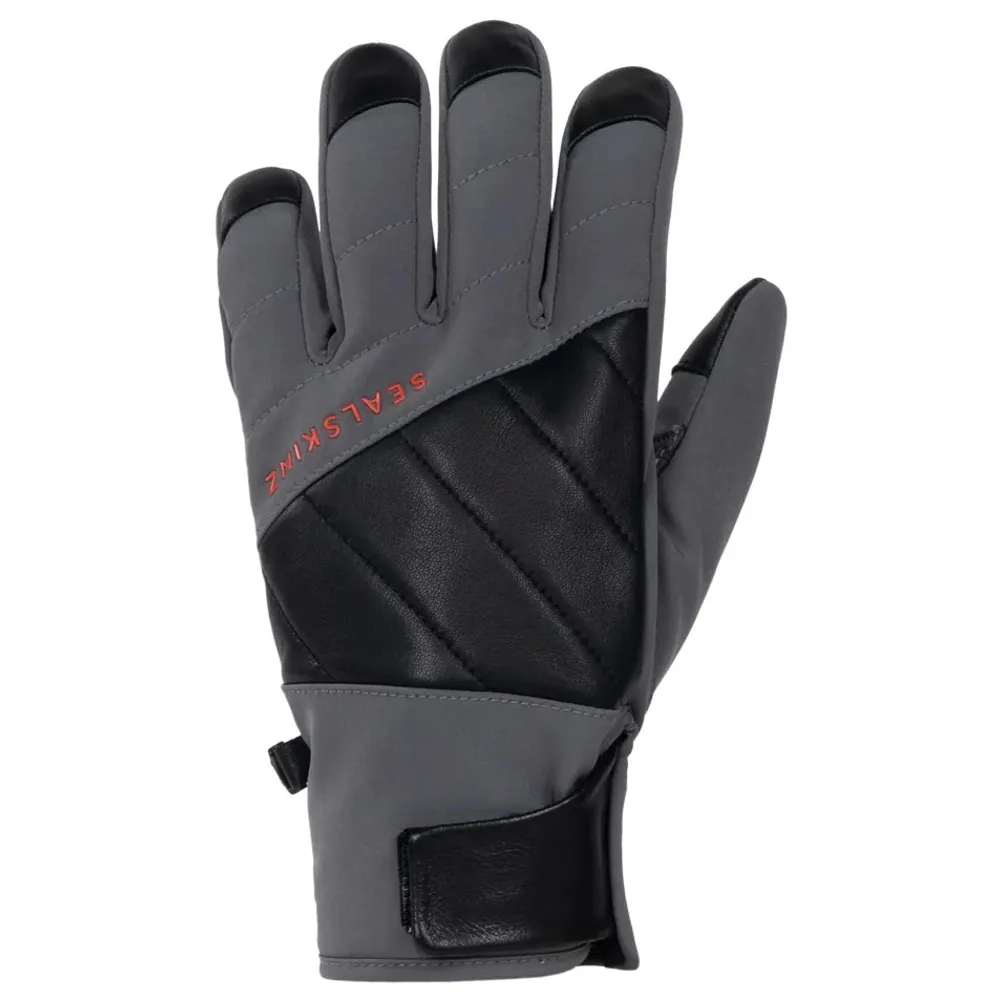 Sealskinz Waterproof Extreme Cold Weather Insulated Glove With Fusion Control Grey/black