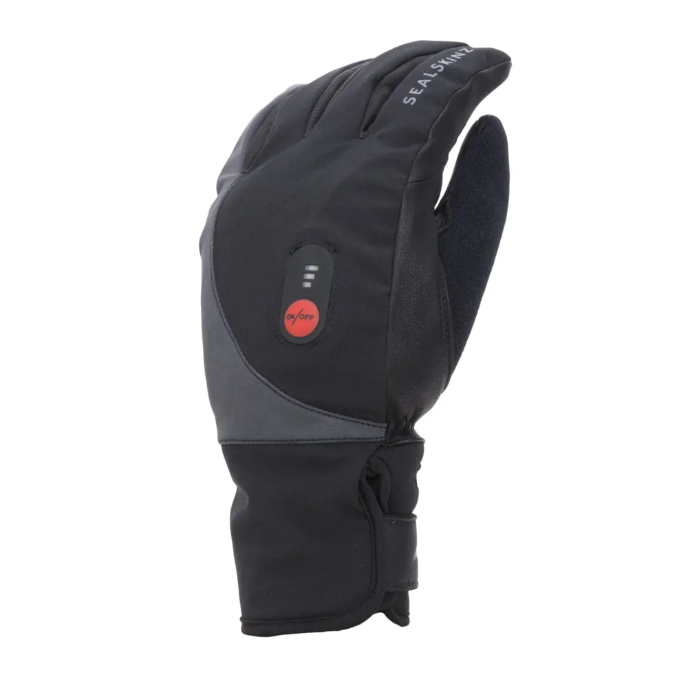 Sealskinz Waterproof Heated Cycle Glove Black