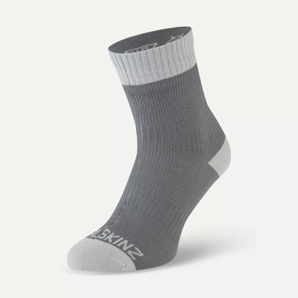 Sealskinz Wretham Waterproof Warm Weather Ankle Length Sock Grey