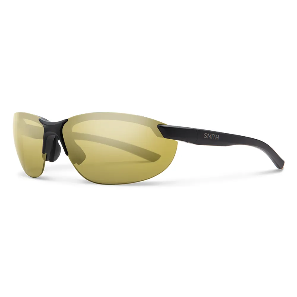 Smith Parallel 2 Sunglasses Matte Black/polarized Gold Mirror