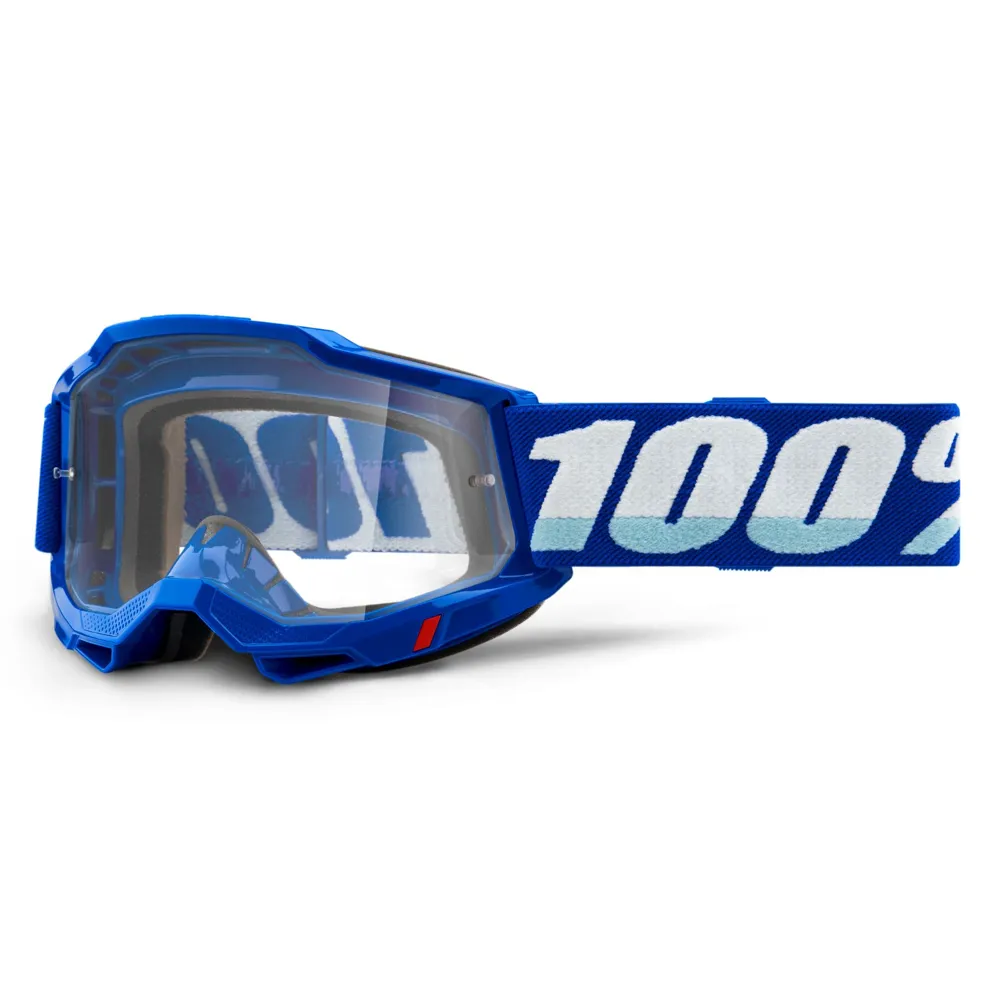 100 Percent Accuri Enduro Mtb Goggles Fluo Yellow/clear Vent Dual Lens