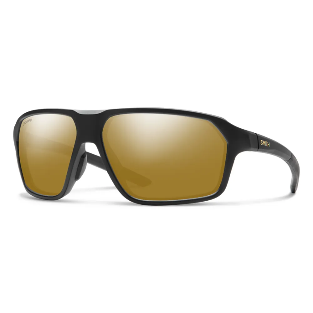 Smith Pathway Sunglasses Matte Black/chromapop Polarized Bronze Mirror