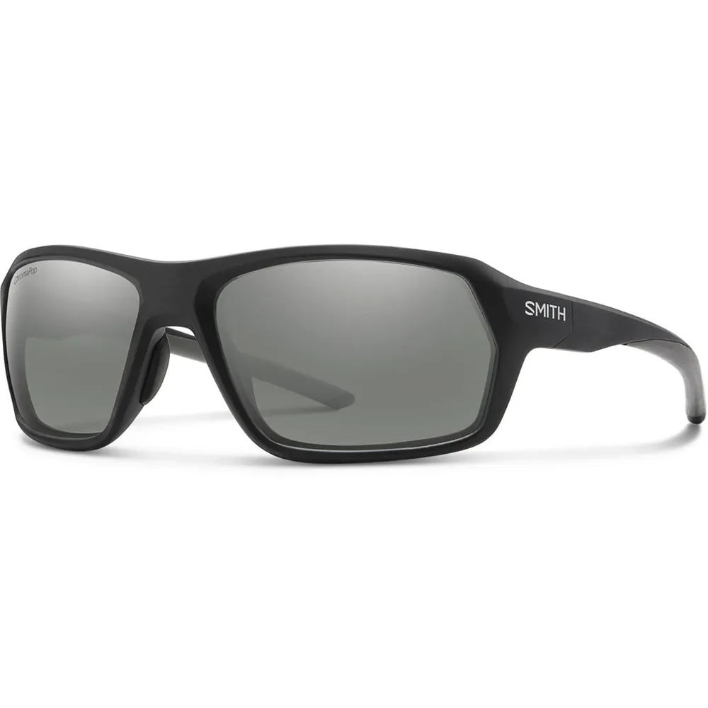 Smith Rebound Sunglasses  Matte Black/chromapop Polarized Platinum Mirror