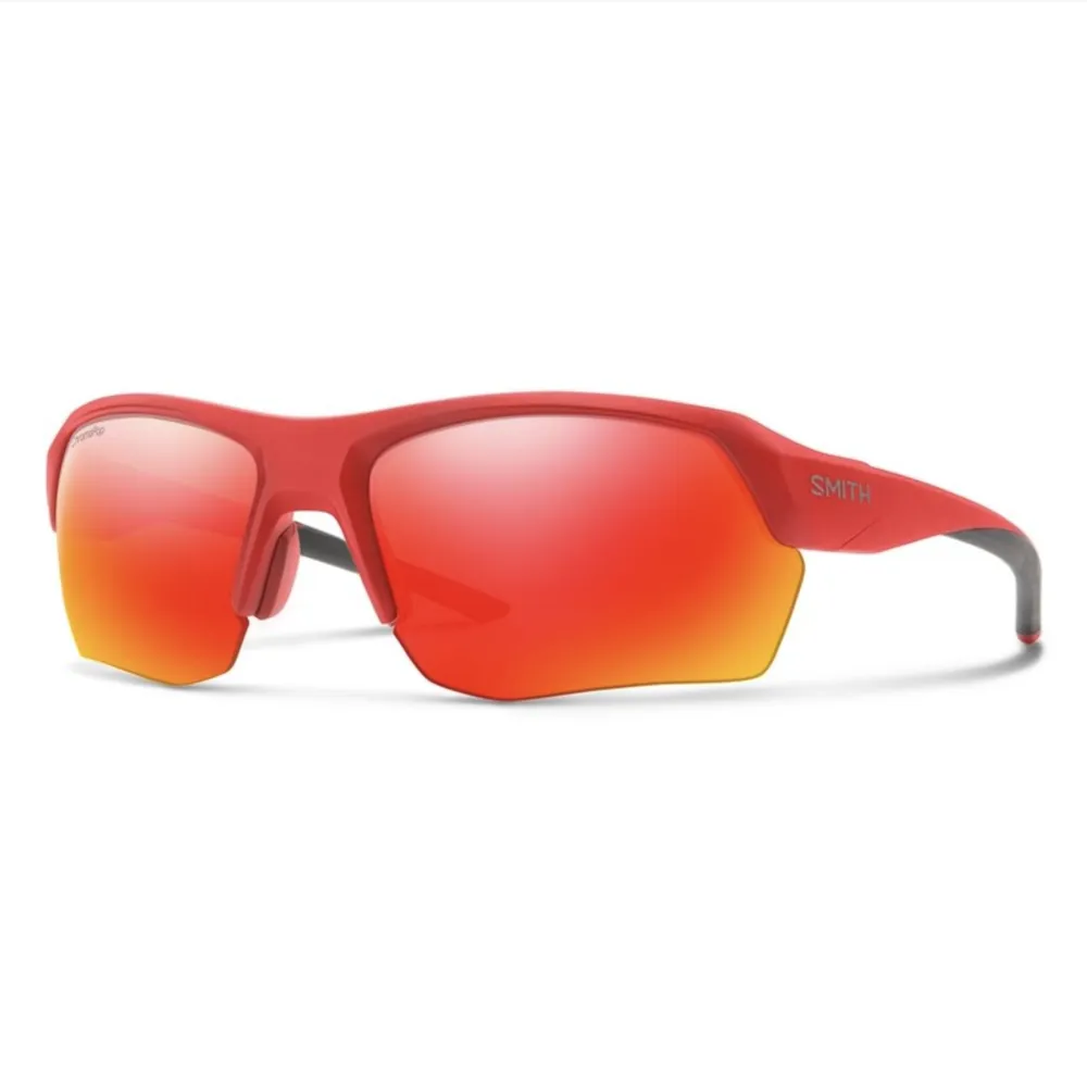 Smith Tempo Max Sunglasses Matte Red Rock/chromapop Red Mirror